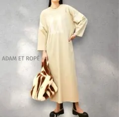美品✨ADAM ET ROPÉ 2WAY ナンバリングワンピース　ベージュ