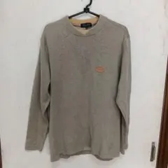 最終価格)TROY BROS ベージュ クルーネック トレーナー