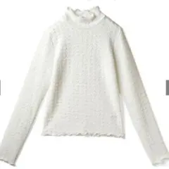 グレイル　ハイネックメロウふくれジャガードトップスgn42 GRL