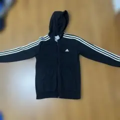adidas 黒 フード付きパーカー