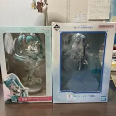 初音ミク　雪ミク　フィギュア　2体セット　Ａ賞　B賞