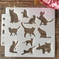 ステンシル 描画 テンプレート ステンシルシートステンシルプレート