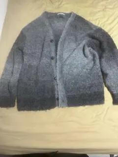 グラデーショングレー カーディガン　サイズM