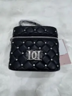 新品未使用品！❤️ダーリッチ❤️キルティングビジュースクエアミニバッグ【ＢＬＡＣＫ】