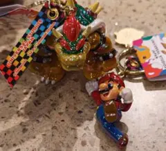 USJ　25周年　スーパーニンテンドーワールド　マリオ&クッパ　キーチェーン