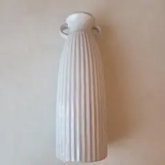 グレー　ストライプ　花瓶　花器　SEVA　フラワーベース