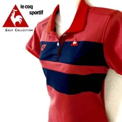 【美品！Lサイズ！人気ブランド！】le coq GOLF半袖ゴルフウェア！