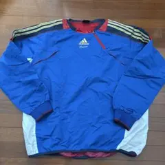 adidas トレーニングジャケット M 青