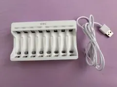 EBL 8ポート バッテリー充電器 USB接続