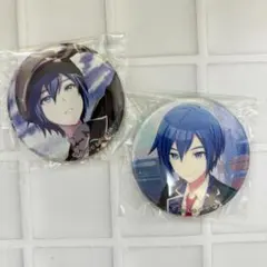 プロセカ KAITO レオニKAITO グリ缶 グリッター缶バッジ 12C 軍服