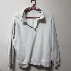 メンズハーフジップ