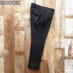 【極美品】INCOTEX テーパード コットン スラックス パンツ 50 極美品】INCOTEX テーパード コットン スラックス パンツ 50