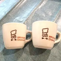 Mister Donut マグカップ 2個セット 150ml ミスド35周年