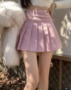 SHEIN ピンク　プリーツスカート