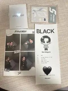 SnowMaポップアップ目黒蓮プリクラ相性診断シートフォトカードB他5点セット