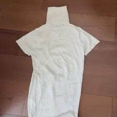 ラメアイボリー タートルネック