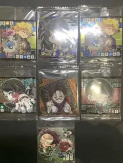 鬼滅の刃シールウエハース　7枚セット