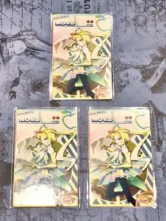 ポップンミュージックカードコネクト(赤) ノーヴァ3枚セット