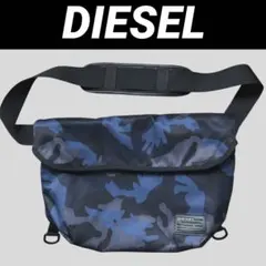 【美品】 DIESEL 迷彩柄 メッセンジャーバッグ