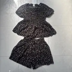 SALE【100cm】おしゃれセットアップ ダルメシアン柄