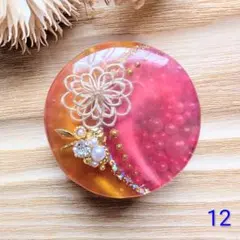 キャッツアイバイカラー祭り　12　大きめ丸【部品6種】