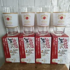 Jim Beam 2025年限定特製うすづくりグラス 4個