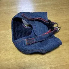 デニム犬用ハーネス Dリング付き