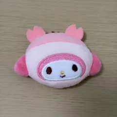 ちいかわサンリオコラボ フロッキーマスコットチャーム ヘアクリップ