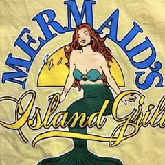 I25 US マーメイドTシャツ M アメリカ古着 ギルダン MERMAID’S