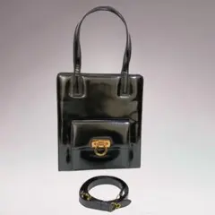 Salvatore Ferragamo ガンチーニ 2WAY ショルダーバッグ