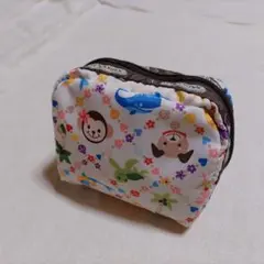 LeSportsac レスポートサック カラフル動物柄ナイロンポーチ