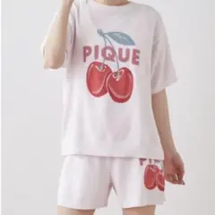 未使用】gelato pique スムーズィーフルーツジャガード 上下セット