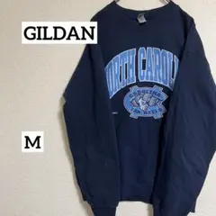 GILDANギルダン プルオーバートレーナー USビッグロゴビンテージMネイビー