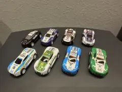 警察車両ミニカー8台セット