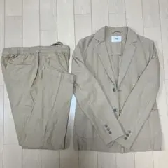 Folk ベージュ テーラードジャケット　パンツ　スラックス　セットアップ　UK