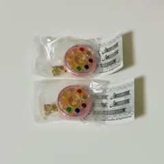 おジャ魔女どれみ　クリアクリップコレクション 前髪クリップ 2点