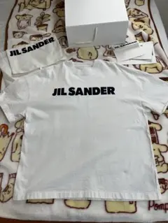希少 JIL SANDER オフホワイト プリントTシャツ オーバーサイズ XS