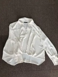 ZARA 長袖シャツ ホワイト XSのサムネイル