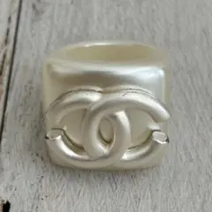 シャネル CHANEL リング 13.5号 02C ココマーク パール 指輪 箱 - メルカリ