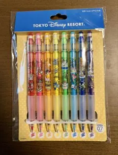 ディズニー カラーシャープペンシル 8本入り 0.7mm
