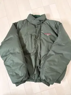 90s POLO SPORT ポロスポーツ ダウンジャケット 刺繍ロゴ 緑