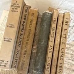 まとめ売り8冊アンティーク洋書セット古書ビンテージジャンクジャーナル素材に