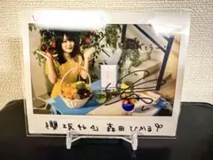 櫻坂46森田ひかる サイン入りチェキ　ユニエア
