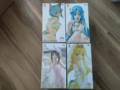 ソードアート・オンライン　EXQフィギュア　4種セット