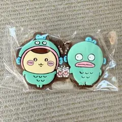 ちいかわ×サンリオ　なかよしラバーマスコット　くりまんじゅう・ハンギョドン