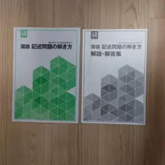 国語 記述問題の解き方　別冊解答付き