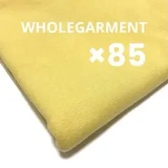 ホールガーメント　コットンジャージ　Tシャツ　カットソー生地　マスタード色