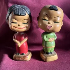 香港製 ヴィンテージボブルヘッド人形　HAPPY KIDS