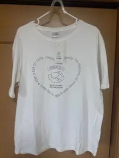 シナモロール Tシャツ 白 半袖 M-L 未使用 タグ付き