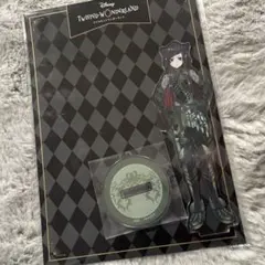 新品 ツイステ リリア プラチナジャケット アクスタ クリアカード 缶